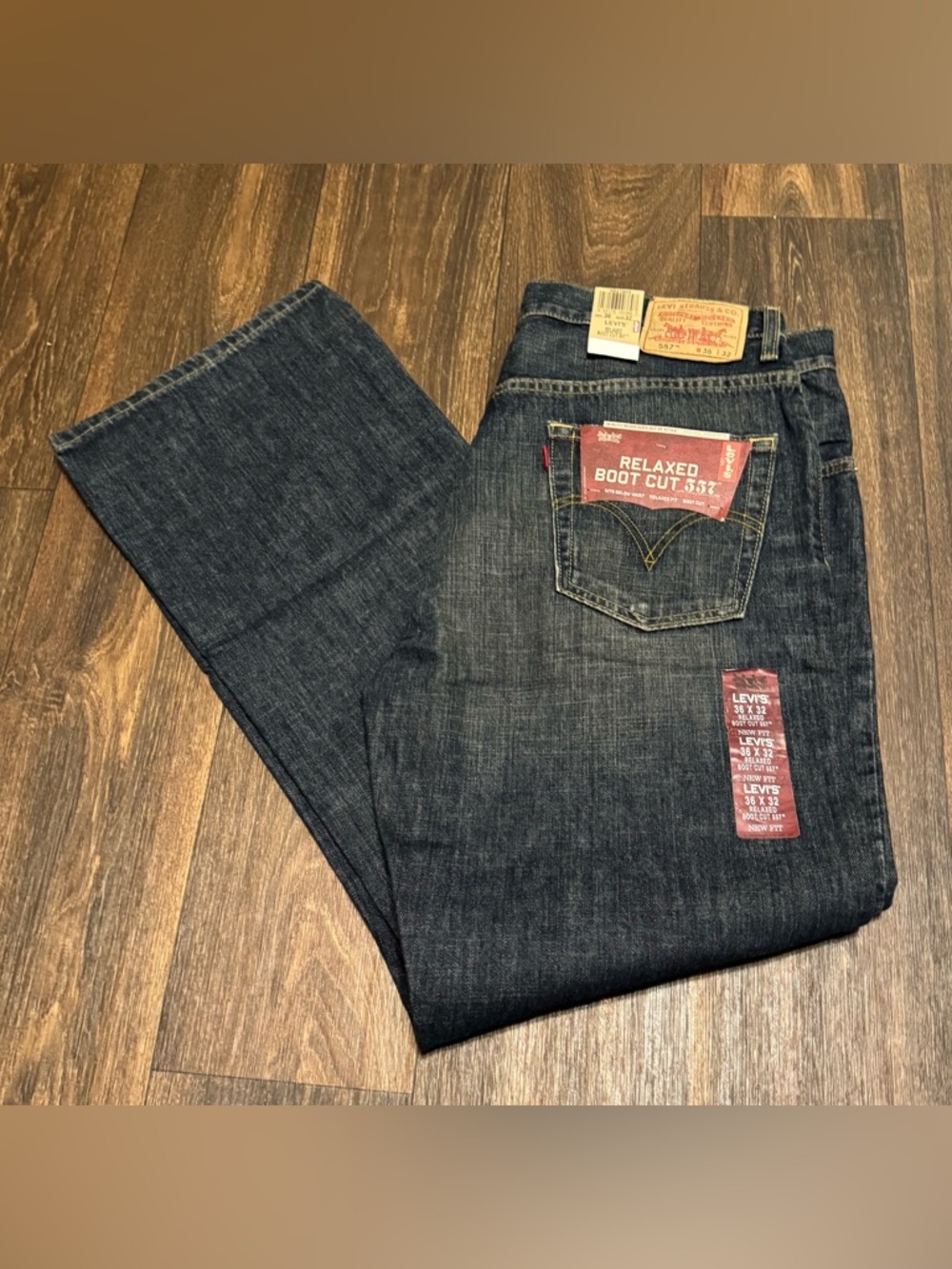 Levi's Relaxed Boot Cut Jeans in Dark Indigo